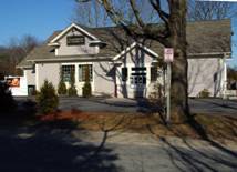 mature trees and vernacular architecture for dunkin donuts